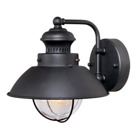 Perfecttwinkle Harwich 8 in. Outdoor Wall Light - Textured Black PE2681416